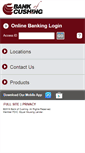 Mobile Screenshot of bankofcushing.com