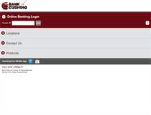 Tablet Screenshot of bankofcushing.net